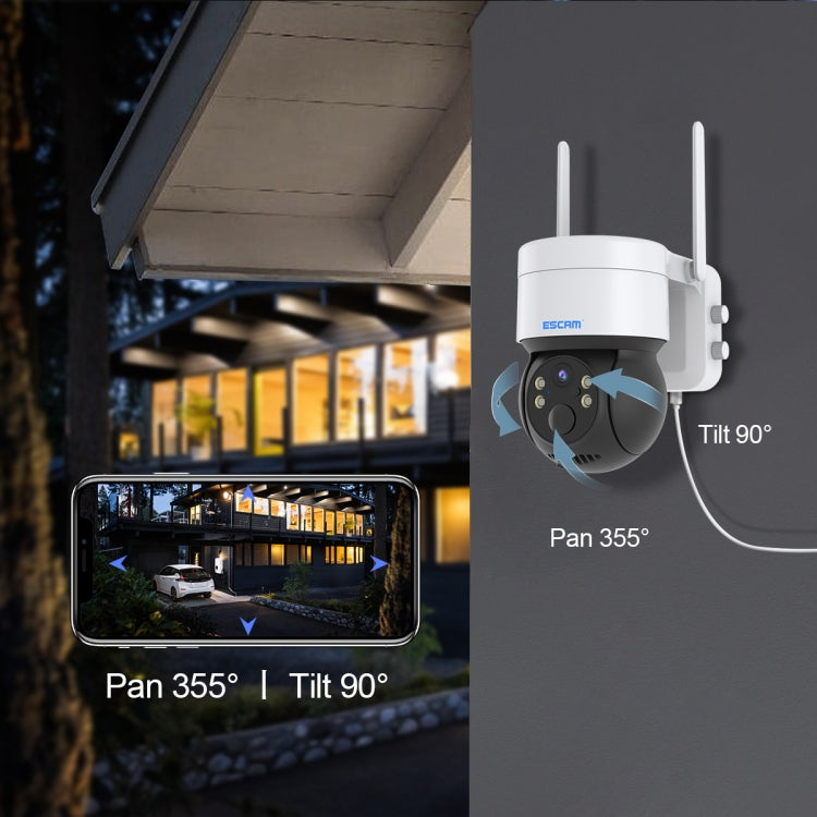 ESCAM QF170 2MP WiFi Full Color Night Vision Two-way Audio Solar Camera, QF170 ESCAM QF170 2MP WiFi Full Color Night Vision Two-way Audio Solar Camera, QF170